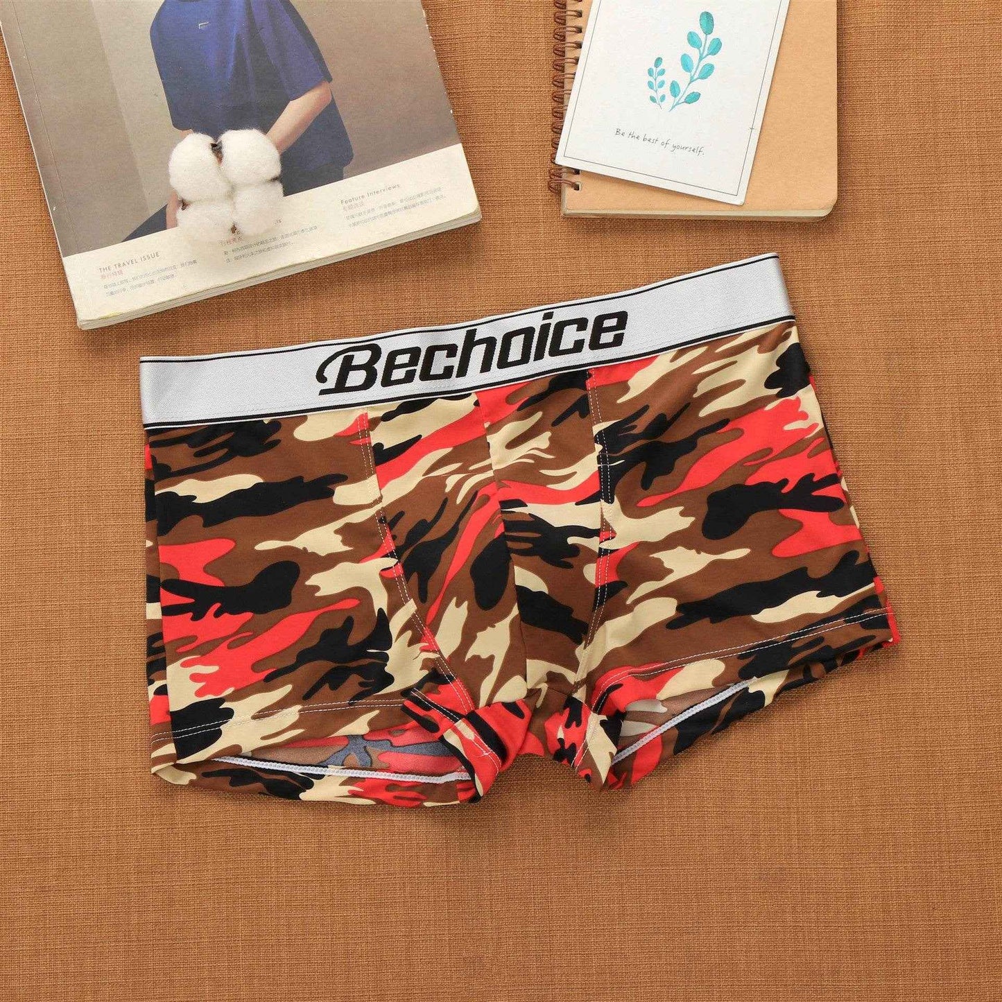 Men's Camouflage Nylon Ice Silk Underwear - Trendy Comfort & Style 2025