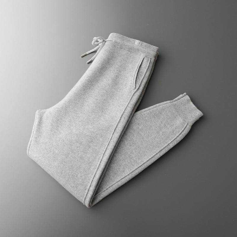 Men's High Waist Wool Harem Pants - Casual Style & Lock Foot Fit - Buy Center