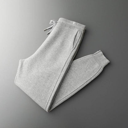 Men's High Waist Wool Harem Pants - Casual Style & Lock Foot Fit - Buy Center