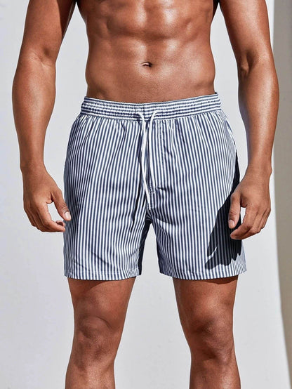 Buycenter Men's Digital Printing Casual Shorts - Sports Style, Elastic Fit - Buy Center