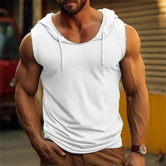 Stylish Drawstring Hooded Vest Top - Adjustable Fit & Trendy Design - Buy Center