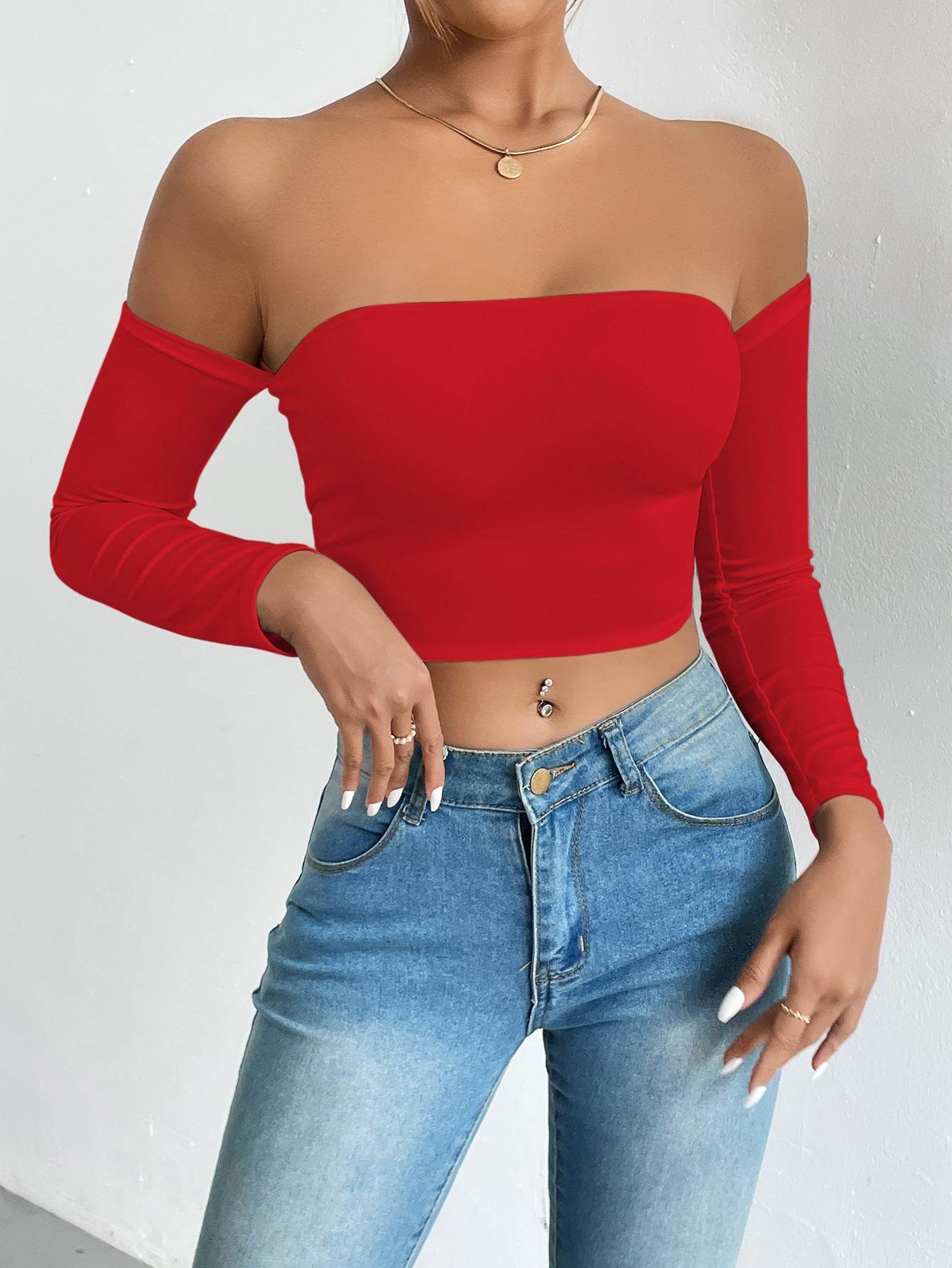 Buycenter European Camisole Blazer - Waist Trimming Slim Fit Top - Buy Center