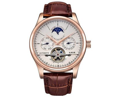 Buycenter Men's Waterproof Mechanical Watch - Stylish 42mm Dial & Month Display - Buy Center
