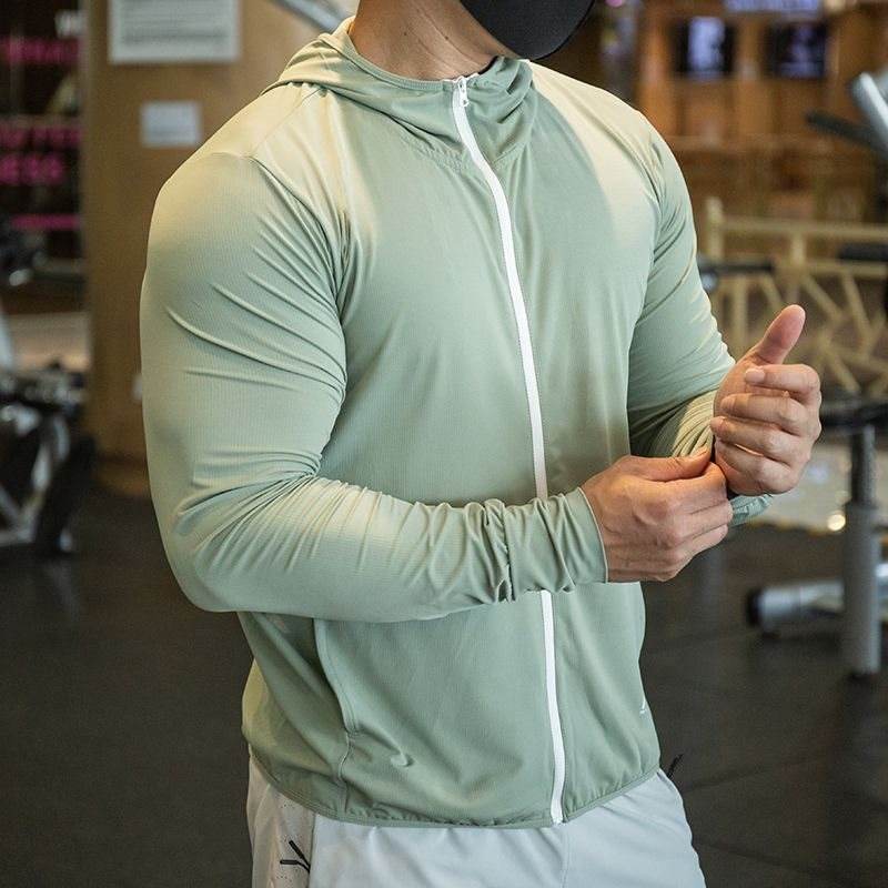 Men's Outdoor Quick-Drying Shirt - Sun-Proof Long Sleeve Fitness Wear - Buy Center