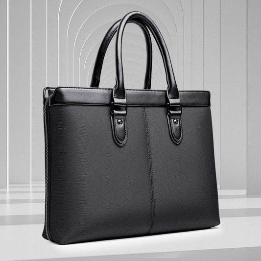 Professional Portable Briefcase - Stylish PU Leather Handbag for Work - Buy Center