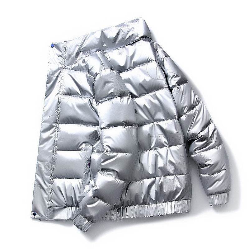 Men's Stand-Up Collar Down Jacket - Warm, Stylish, Non-Iron Fabric - Buy Center