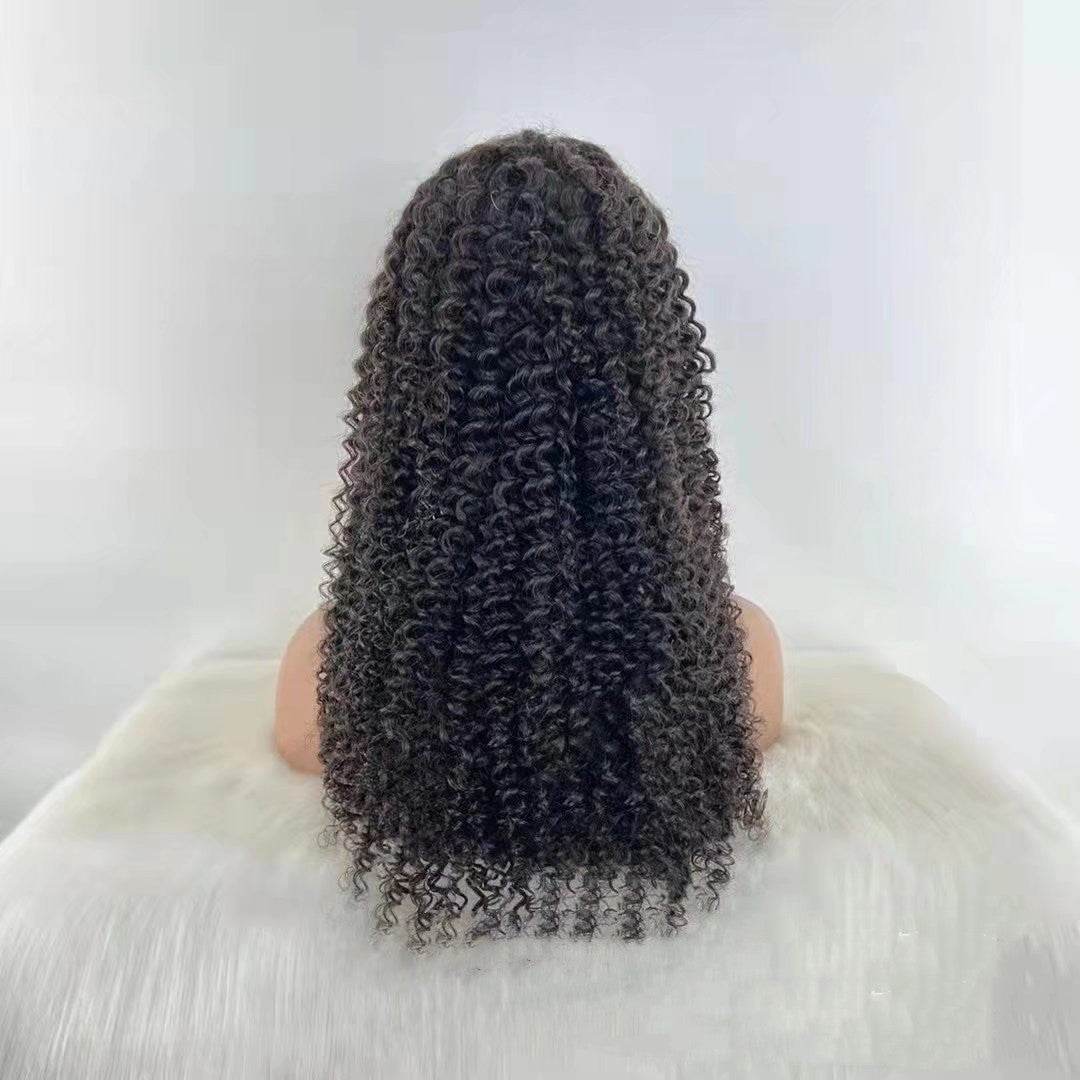 Jerry Curly 13x4 Lace Front Wig - Soft Dyeable Human Hair for Ladies - Buy Center