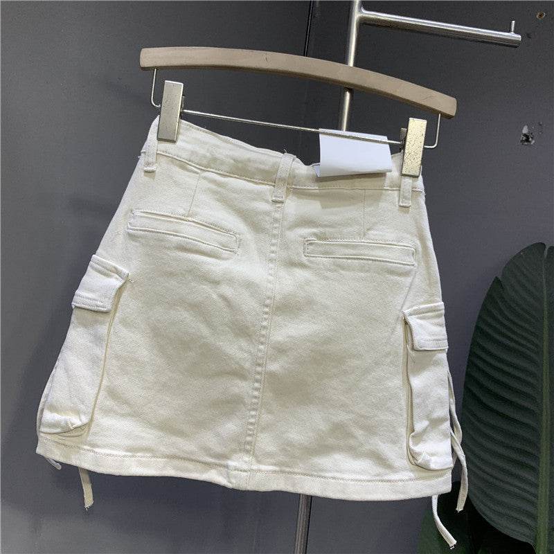 Personalized A-Line Skirt - Three-Dimensional Denim Design in 3 Colors - Buy Center