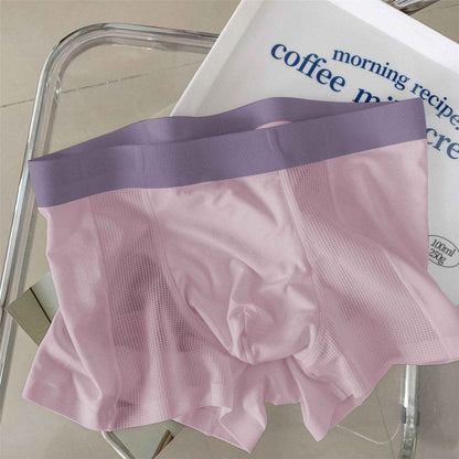 Men's Ice Silk Breathable Underpants - Lightweight Traceless Comfort