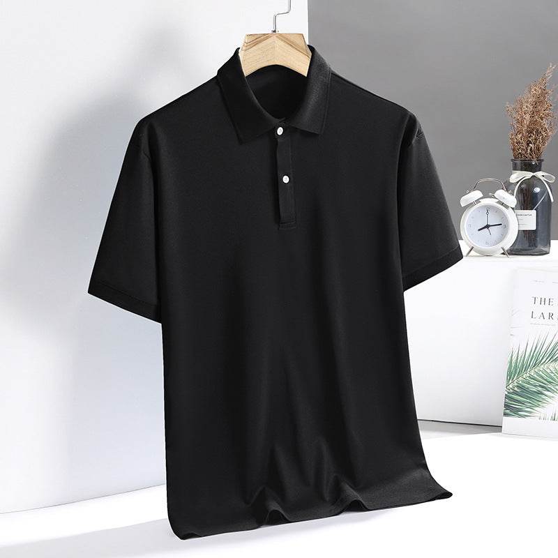 Buycenter Dad's Business Casual Lapel Half Sleeve Shirt - Summer Trendy - Buy Center