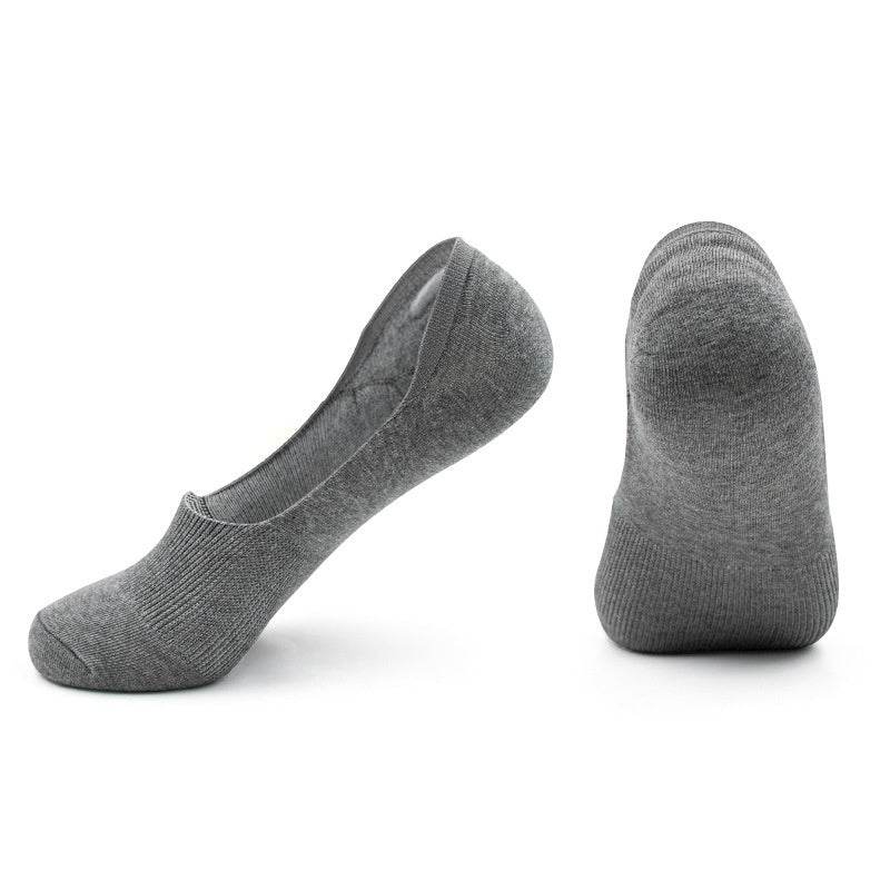 Women's Cotton Invisible Boat Socks - 5 Pairs Non-Slip Summer Style - Buy Center