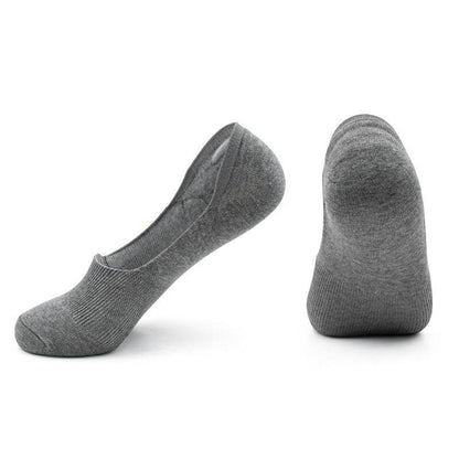 Women's Cotton Invisible Boat Socks - 5 Pairs Non-Slip Summer Style - Buy Center