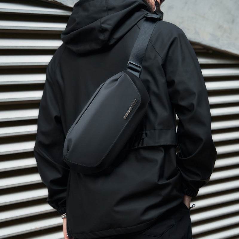 Men's Functional Messenger Bag - Trendy One-Shoulder Style for Urban Adventures - Buy Center