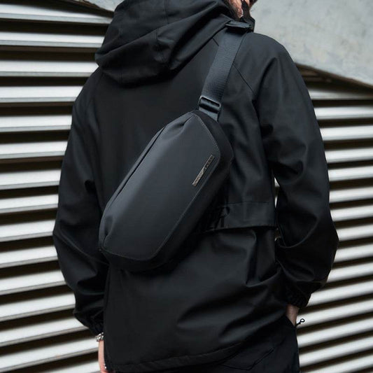 Men's Functional Messenger Bag - Trendy One-Shoulder Style for Urban Adventures - Buy Center