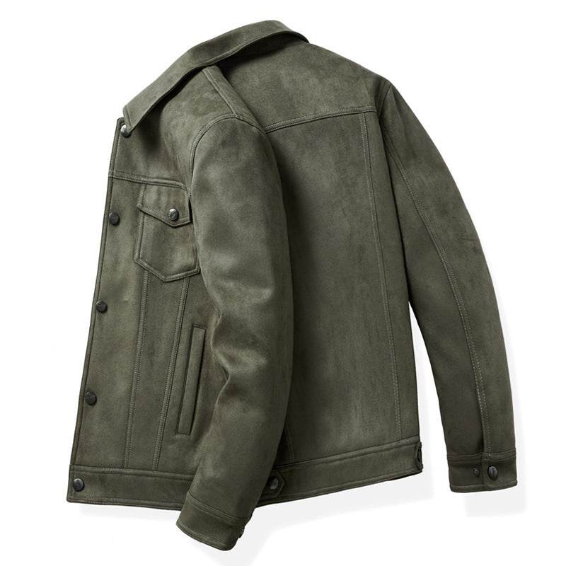Men's Retro Slim Fit Coat - Stylish Casual Turn-Down Collar - Buy Center