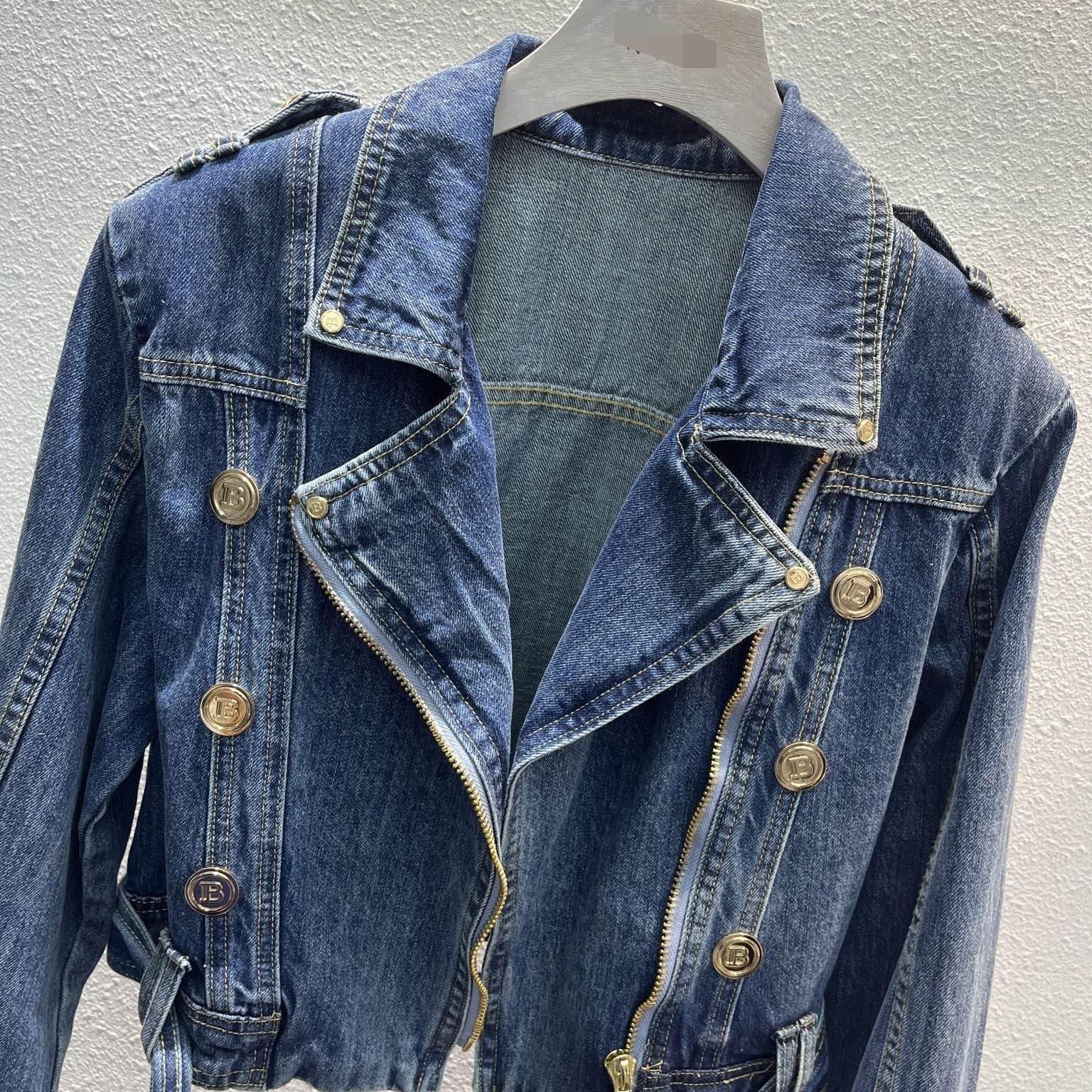 Popular Korean Style Denim Coat - Loose Fit Street Fashion Outerwear - Buy Center