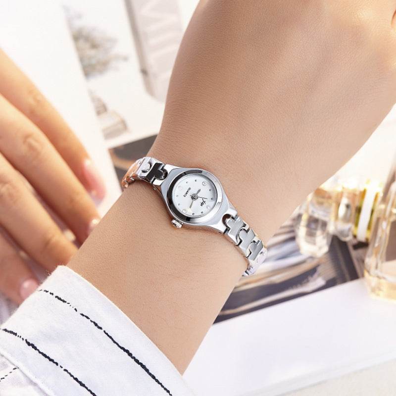 Buy Center Women's Steel Strap Watch - Thin Dial, Stylish Bracelet Design - Buy Center