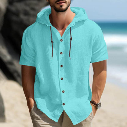 Men's Casual Short-Sleeved Shirt - Lightweight, Stylish Fashion 2025 - Buy Center