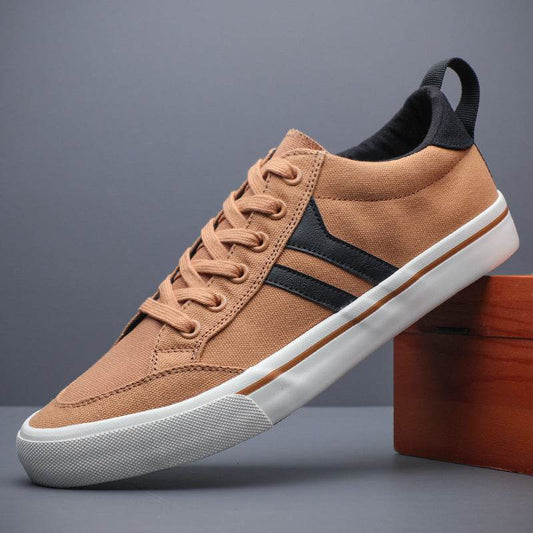 Stylish Men's Canvas Casual Shoes - Flat Heel & All-Day Comfort - Buy Center
