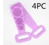 Premium Bath Towel Silicone Rubbing Back Towel - Double-Sided Comfort - Buy Center