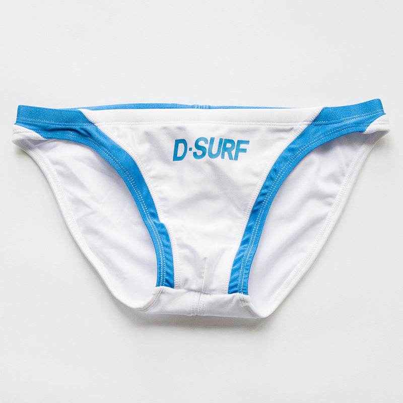 Men's Low Waist Swimming Trunks - Trendy Triangle Color Matching
