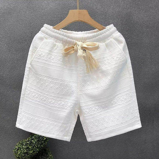 Men's High-Grade Pattern Casual Shorts - Trendy & Comfortable Attire - Buy Center