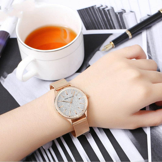 Buycenter Women's Quartz Dress Watch - Fashionable Gold & Black Styles - Buy Center