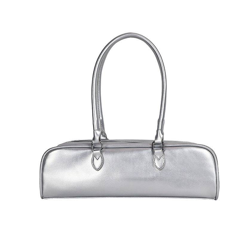 Buycenter Women's High-Grade Soft Leather Baguette Bag - Stylish & Versatile - Buy Center