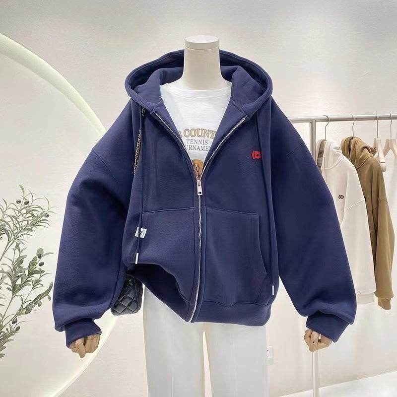 Buycenter Women's Hooded Sweater - Cozy Flannel for Autumn & Winter - Buy Center