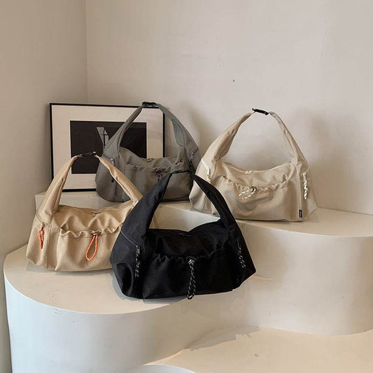 Versatile Solid Color Shoulder Crossbody Bag - Large Capacity & Trendy Colors - Buy Center