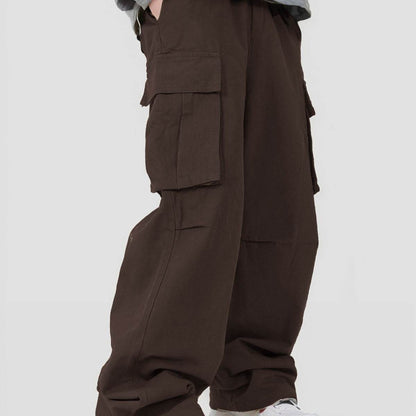 BuyCenter Three-Dimensional Pocket Overalls - Casual Lace-Up Pants 2025 - Buy Center