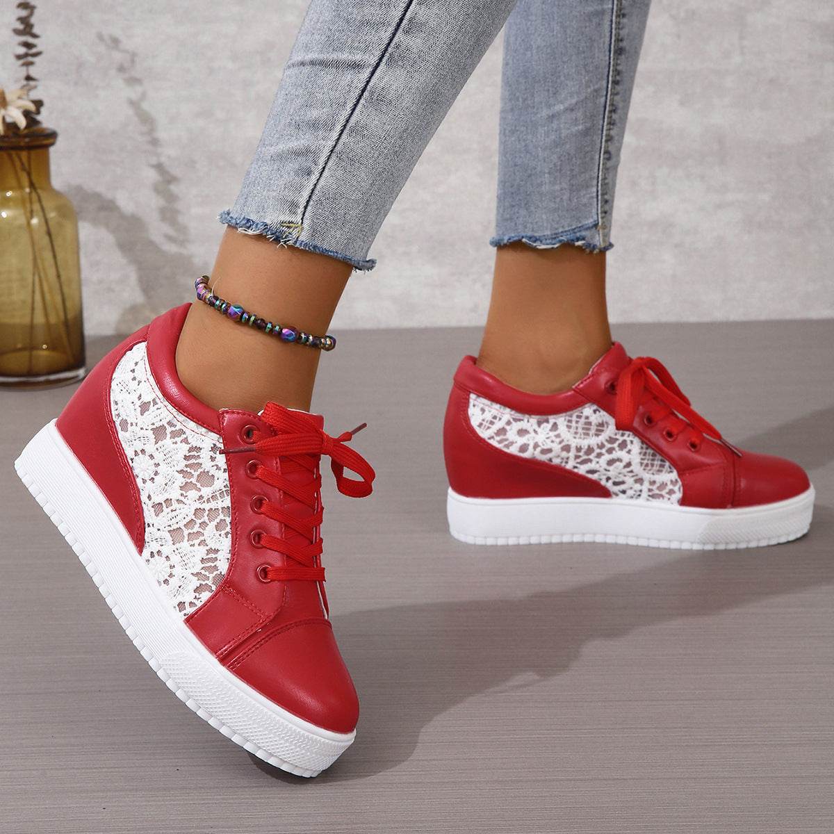Buycenter Casual Height Increasing Insole Flats for Women - Summer Styles - Buy Center