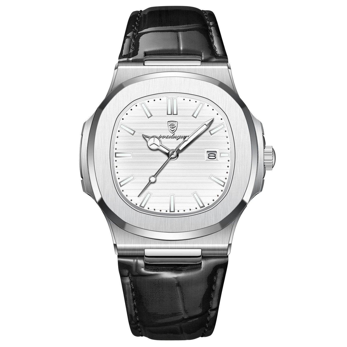 Buycenter Men's Waterproof Luminous Quartz Watch - Sleek Alloy Design - Buy Center