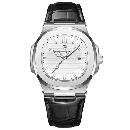 Buycenter Men's Waterproof Luminous Quartz Watch - Sleek Alloy Design - Buy Center
