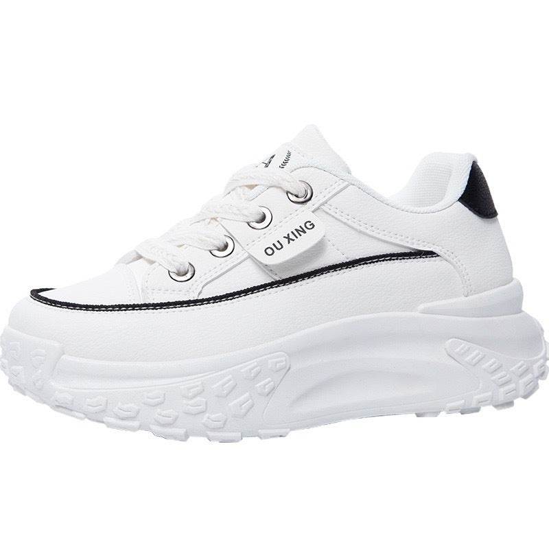 Buycenter Korean Style Sneakers - Height Increasing, Breathable Casual Flats - Buy Center
