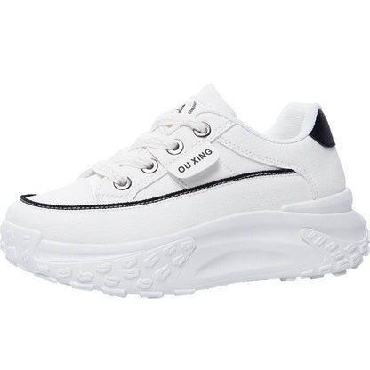 Buycenter Korean Style Sneakers - Height Increasing, Breathable Casual Flats - Buy Center