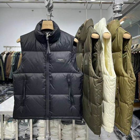 Men's Youth Stand Collar Down Vest - Stylish, Warm & Versatile Fashion - Buy Center