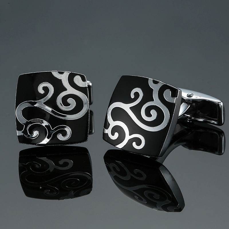 Grass Rose Gold & Silver Cufflinks - Premium Stylish Accessory for Anyone - Buy Center