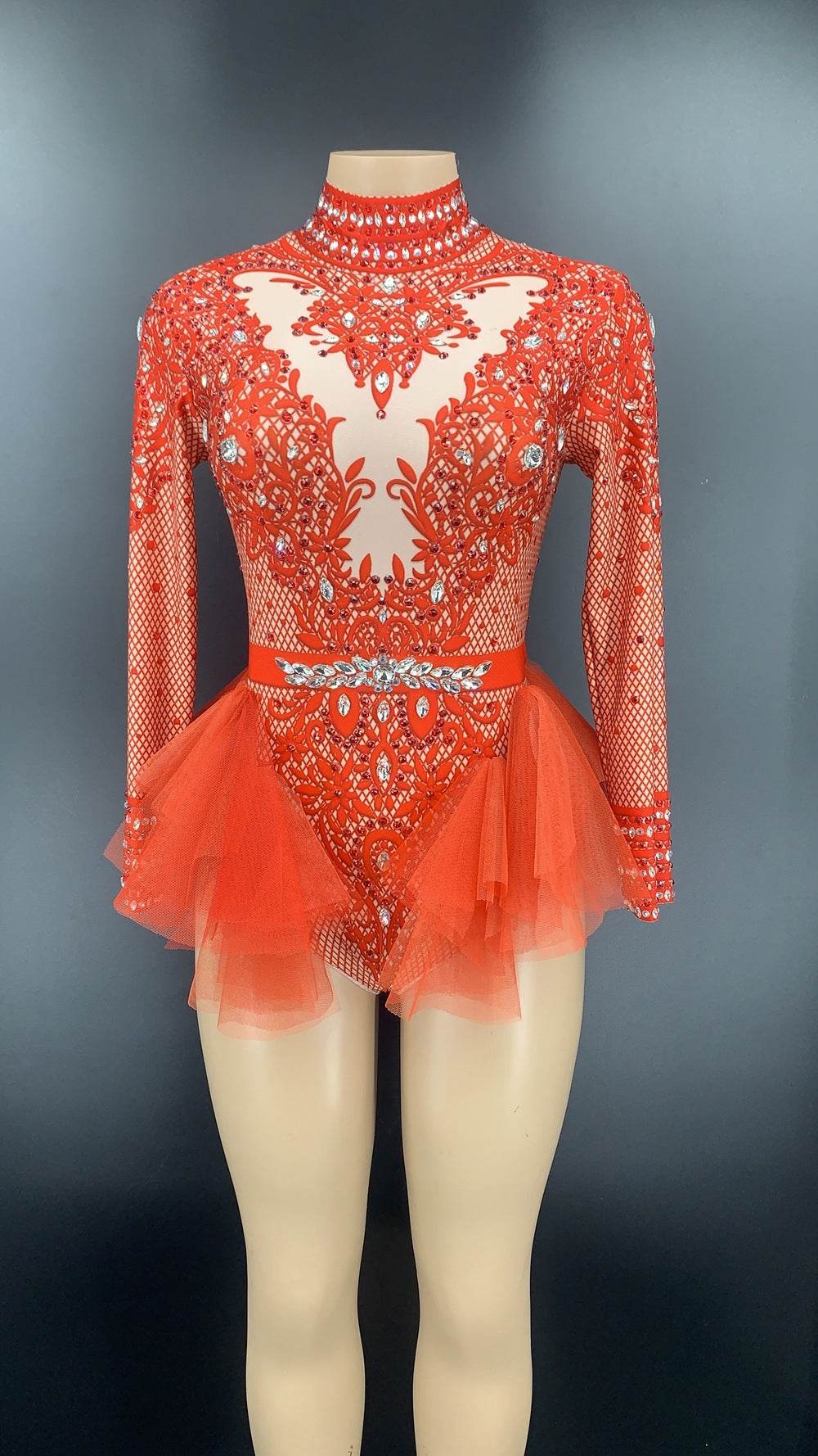 Dance Sexy Shiny Rhinestone Mesh Jumpsuit - Perfect Stage Costume for Women - Buy Center