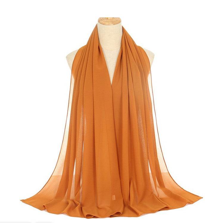 Pearl Chiffon Bubble Scarf - Women's Lightweight Summer Elegance - Buy Center