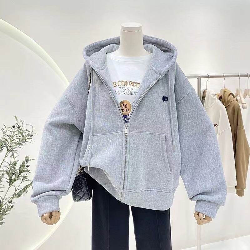 Buycenter Women's Hooded Sweater - Cozy Flannel for Autumn & Winter - Buy Center