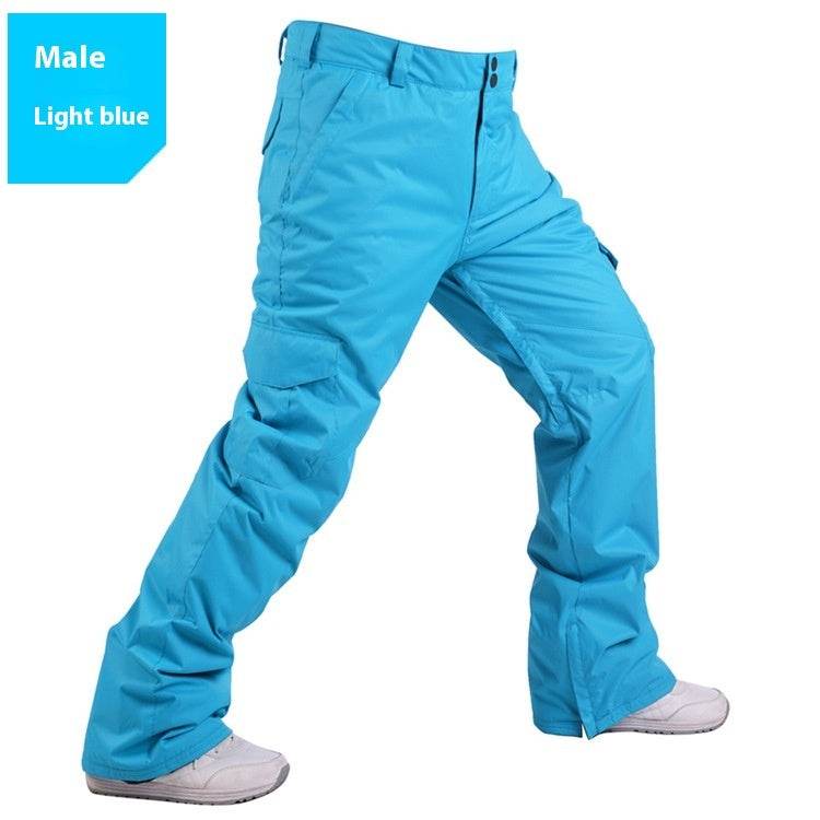 Men's Warm Thickened Ski Pants - Stylish Loose Fit for Winter Sports - Buy Center