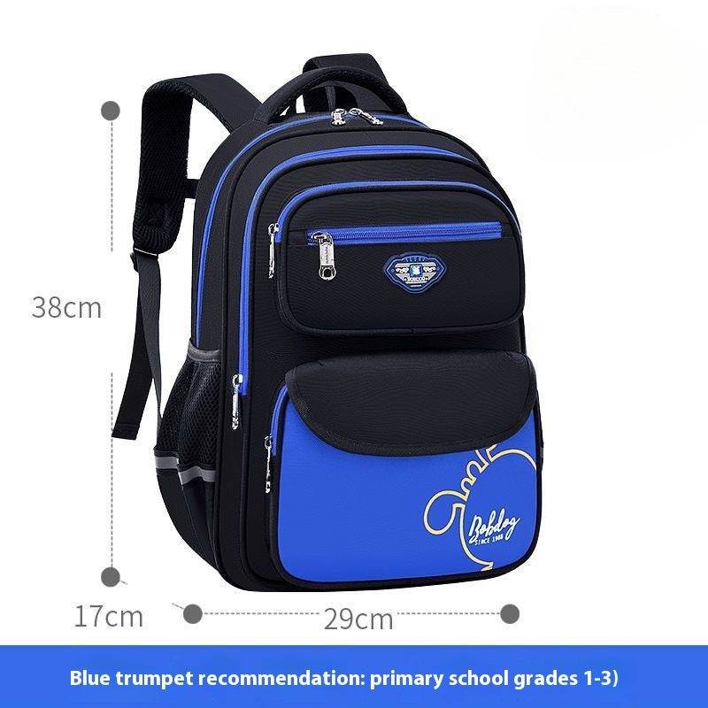 Large Capacity Lightweight Schoolbag - Cute Animal Print for Boys 2025 - Buy Center