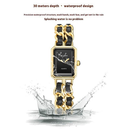 Fashionable Waterproof Quartz Watch for Ladies - Trendy Bracelet Style 2025 - Buy Center