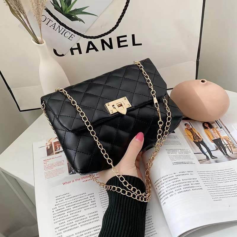 All-Match Diamond Chain Shoulder Bag - Stylish Crossbody for Modern Women - Buy Center