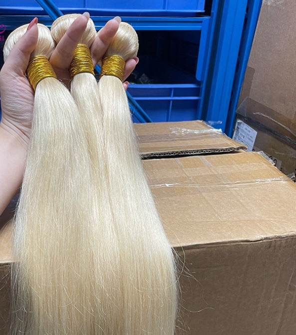 Bone Straight Human Hair Curtain - Customizable Lengths from 10 to 32 Inches - Buy Center