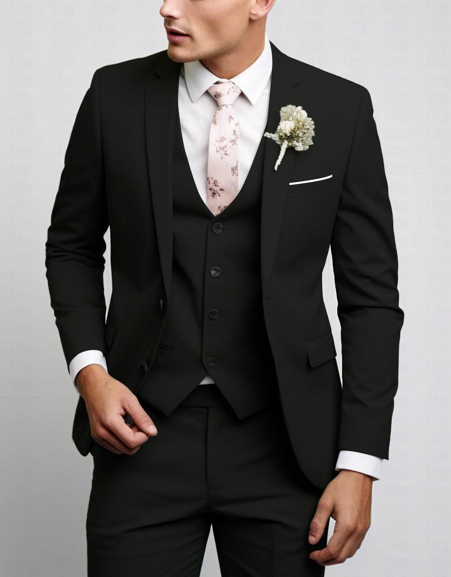 Men's Casual Two Button Suit Set - Stylish Comfort for Every Occasion - Buy Center
