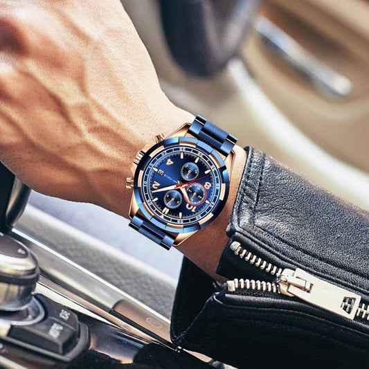 Men's Steel Belt Quartz Watch - Timeless Elegance & Modern Style 2025 - Buy Center