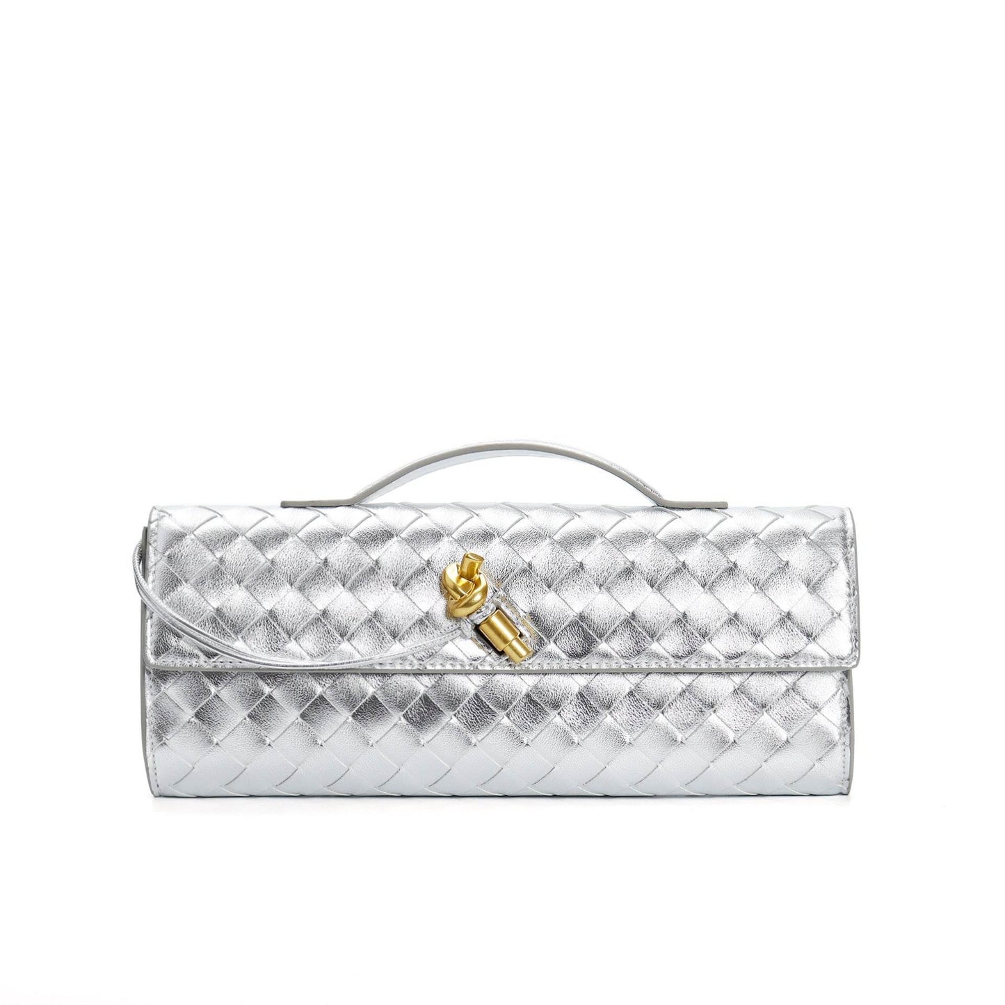 Buycenter Woven Shoulder Bag - Genuine Leather Crossbody Clutch - Buy Center