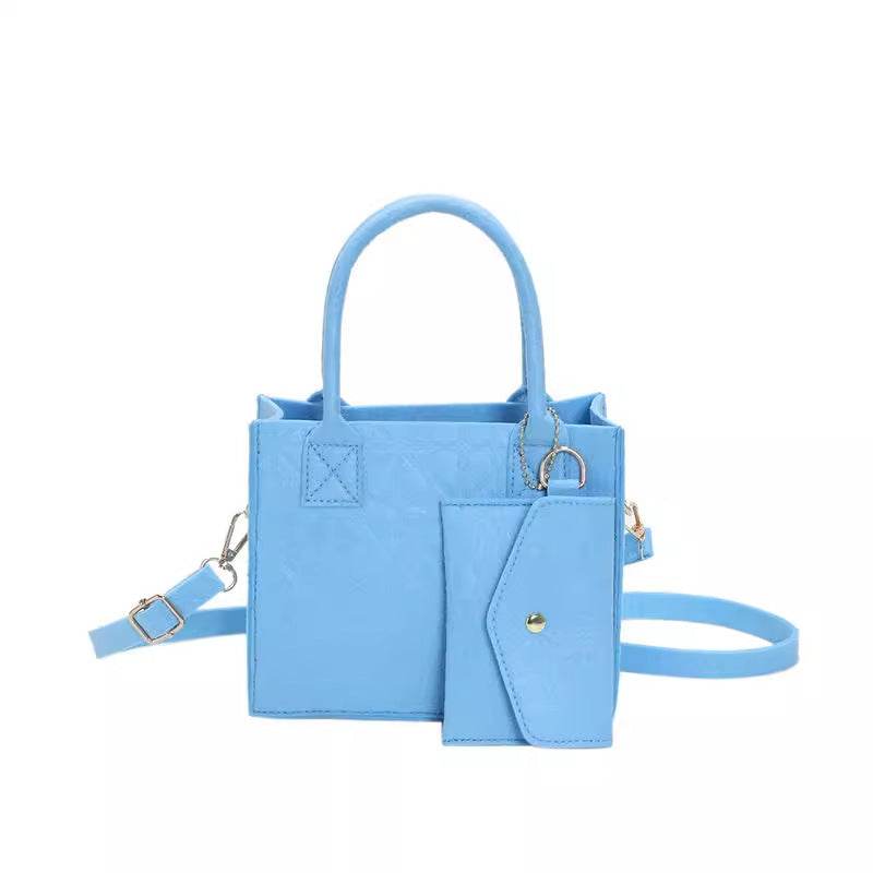 Buycenter Women's Fashion Felt Handbag - Stylish Small Shoulder Bag - Buy Center